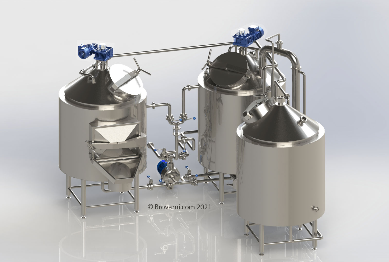 3units brewhouse 300 liters per brew