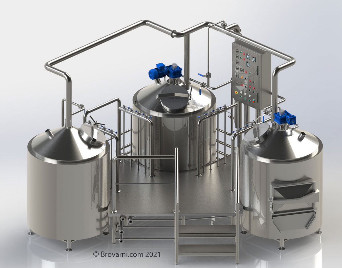3units brewhouse 500 liters per brew