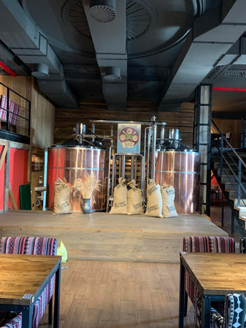 10hl brewhouse with copper covering