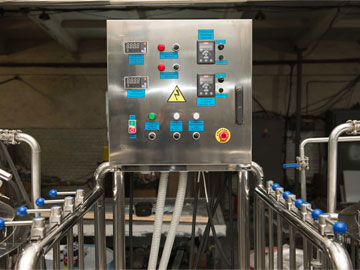 2vessel brewhouse control panel